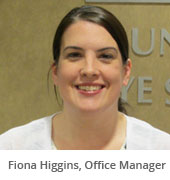 Fiona Higgins, Office Manager
